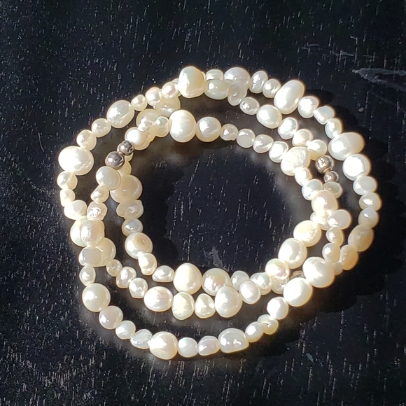 Silpada freshwater pearl bracelets